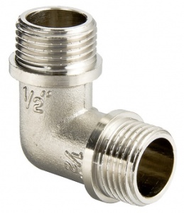 Угольник 3/4" ПП никелированный VT